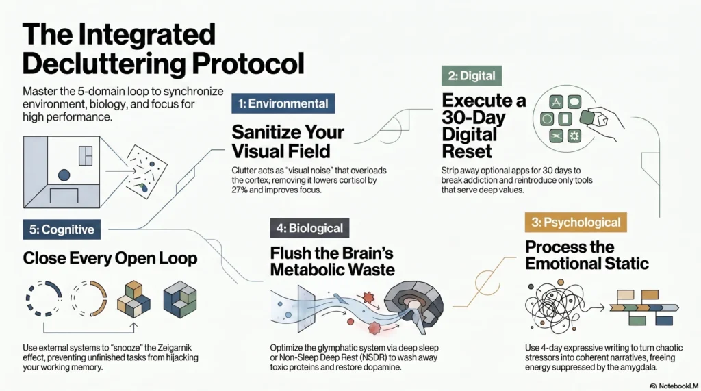 declutter your brain infographic