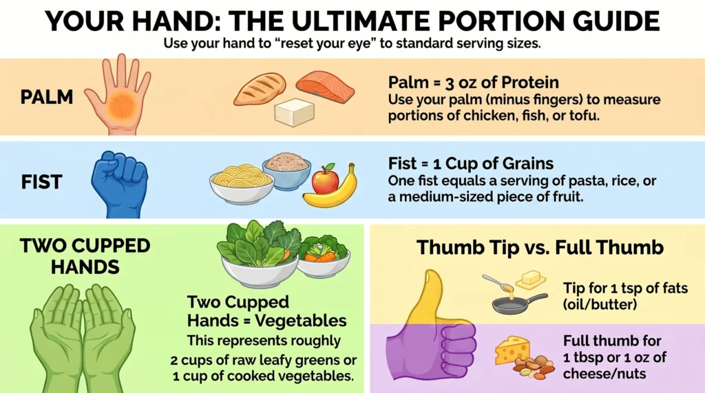 portion guide infographic